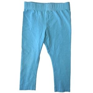 Lands’ End light blue capri leggings size 8